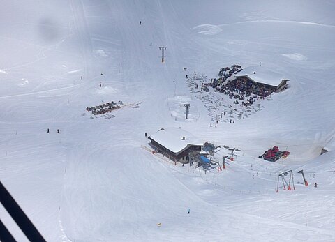 Restaurant auf der Engstligenalp.