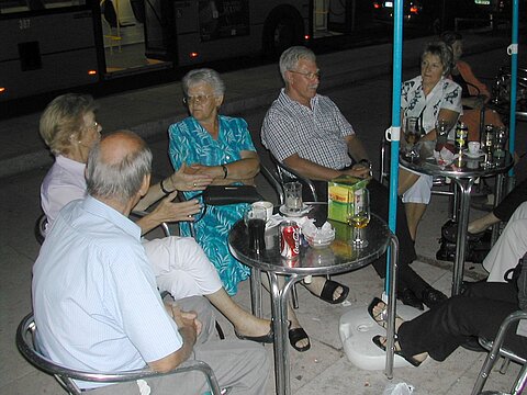 Apéro am Abend.