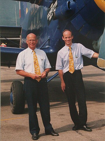 Die zwei Piloten der SP-ANG Hansruedi und Christoph.