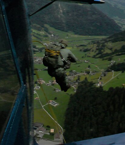 Absprung über St. Stephan.