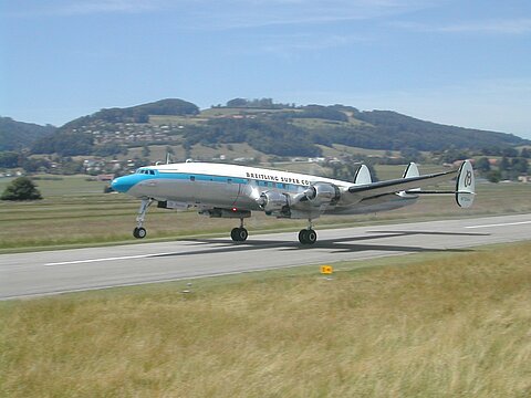 Start der Super Constellation.