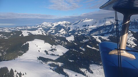Dan kam die Sonne doch noch über den Fribourger-Alpen.