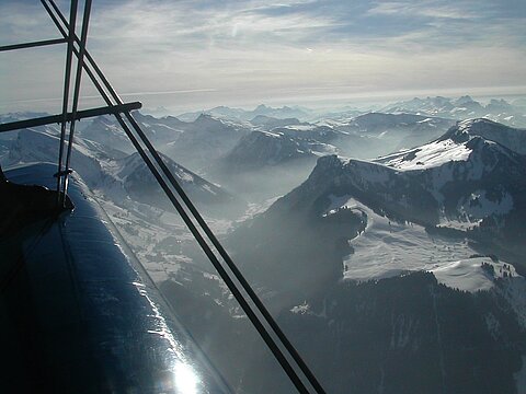 Blick in Richtung Wadtländeralpen.