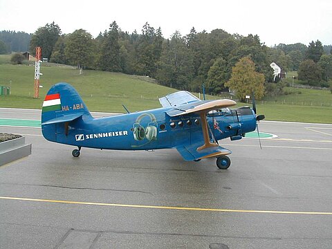 Antonov ist gelandet.