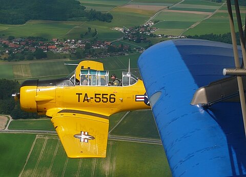 Aus der Sicht des An-2 Copiloten.