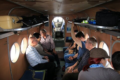 Unsere Passagiere sind überwältigt vom Panorama.
