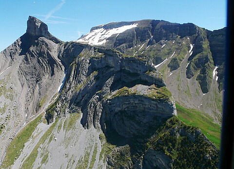 Felsformation nördlich Grindelwald.