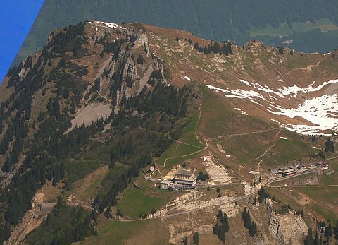 Bergstation der Schinigenplattenbahn.