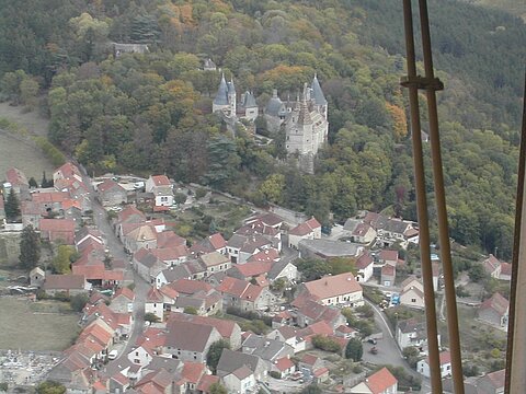 Schloss in der Gegend von Beaun.