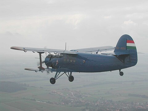 Aus der Sicht eines anderen Flugzeuges.
