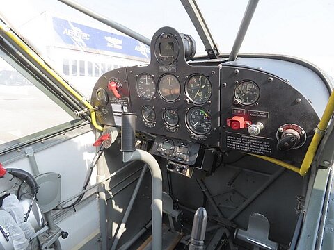 Warten auf den Pilot.
