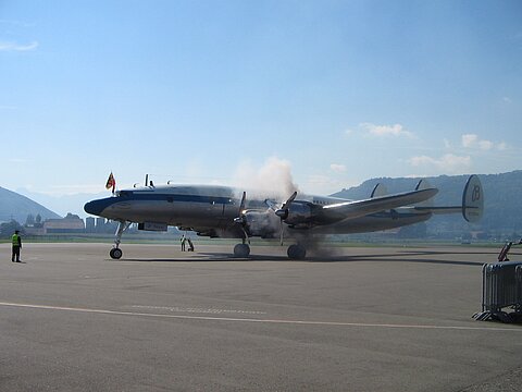 Geburtstagskind die Super Constellation.