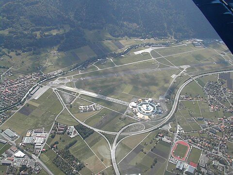 Flugplatz Interlaken.