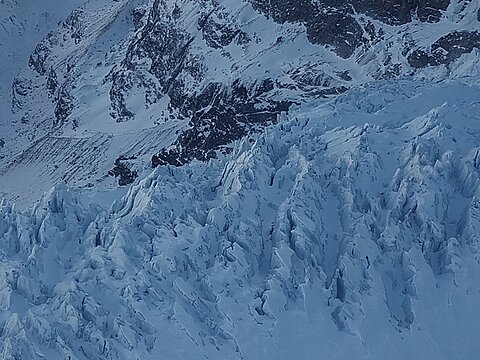 Egiges Eismeer im oberen Grindelwaldgletscher.