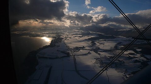 Ende des Neuenburgersees bei Yverdon.