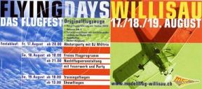 Modellflugtag Willisau 19.8.2001